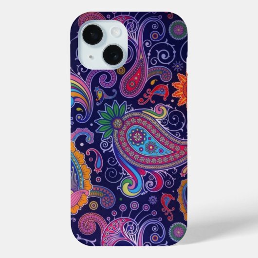 Paisley Paars roze Case-Mate iPhone Case (Achterkant)