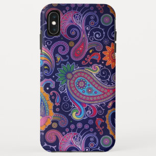 Paisley Paars Roze iPhone XS Max Hoesje