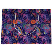 Paisley Paars roze Groot Cadeauzakje (Voorkant)