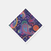 Paisley Paars roze Servet (Hoek)