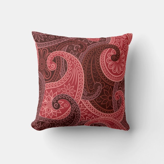 Paisley Paradise en Coussin Apple (Recto)