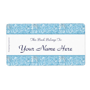 Paisley Passion - Blue (Henna) Etiket