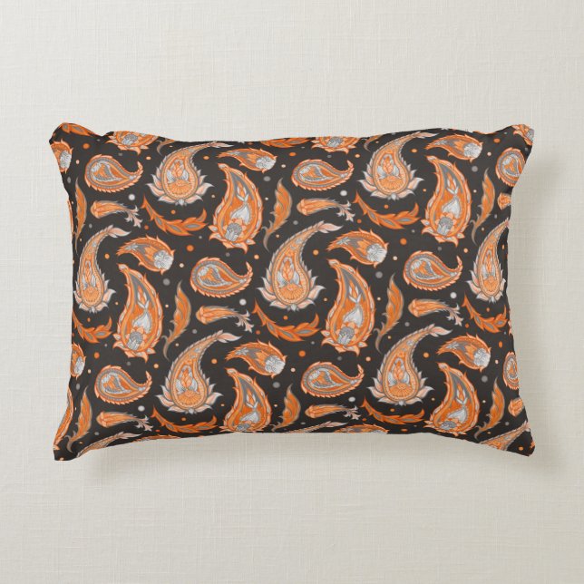 Paisley-patroon Accent Kussen (Voorkant)