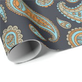 Paisley-patroon Cadeaupapier (Rol Hoek)