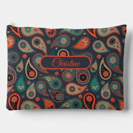 Paisley patroon en aangepaste naam etui