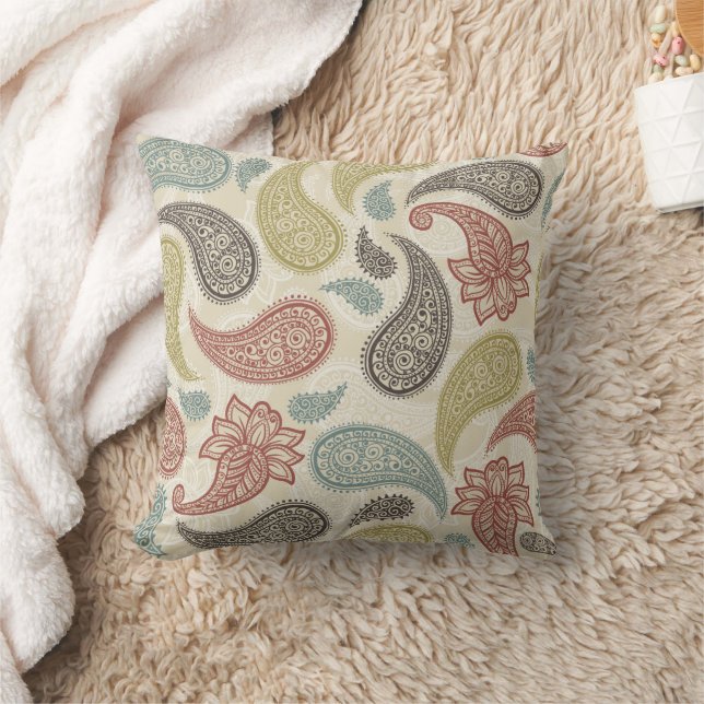 Paisley Patroon  Kussen (Deken)