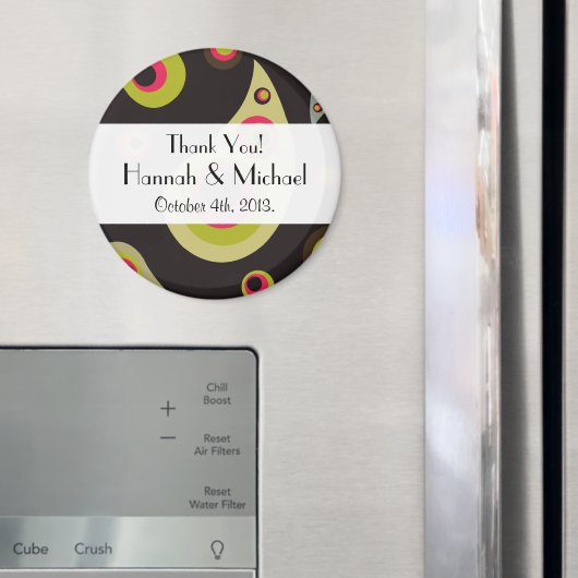 Paisley-patroon, Perzische Paisley, Boteh, Trouwen Magneet (Insitu (Koelkast))