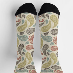 Paisley Patroon Sokken