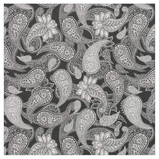 Paisley Patroon Stof (Close Up)