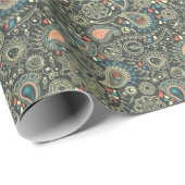 Paisley Pattern 3 Cadeaupapier (Rol Hoek)