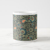 Paisley Pattern 3 Extra Grote Beker (Voorkant)