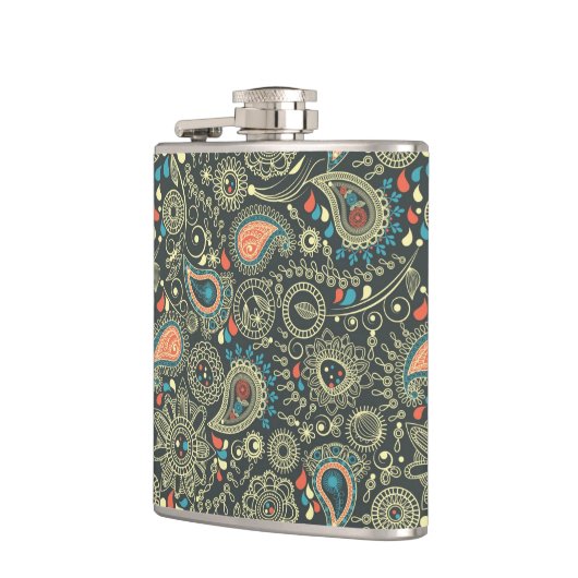 Paisley Pattern 3 Heupfles (Links)