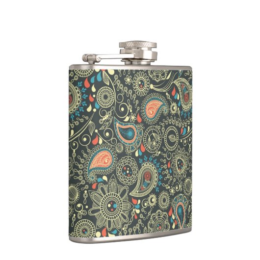 Paisley Pattern 3 Heupfles (Rechts)