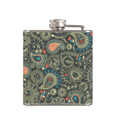 Paisley Pattern 3 Heupfles (Achterkant)