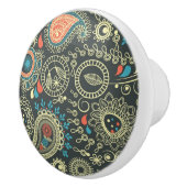 Paisley Pattern 3 Keramische Knop (Rechts)