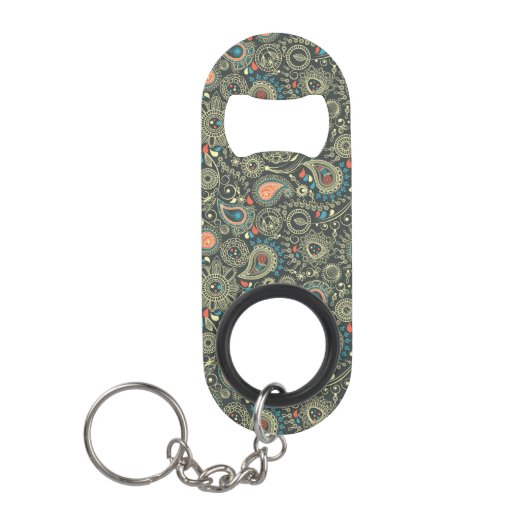 Paisley Pattern 3 Sleutelhanger Flessenopener (Voorkant)