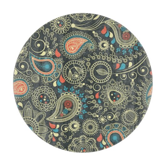 Paisley Pattern 3 Snijplank (Voorkant)