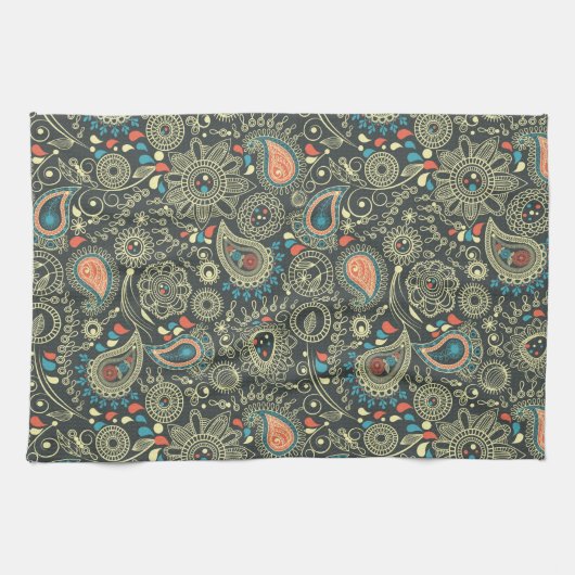 Paisley Pattern 3 Theedoek (Horizontaal)