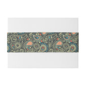Paisley Pattern 3 Uitnodigingen Wikkel (Achterkant Voorbeeld)