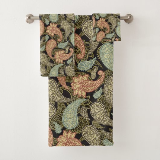 Paisley Pattern  Bad Handdoek (Insitu)