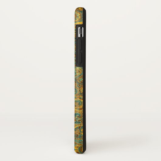  Paisley Pattern Brown 7 Green Tones Case-Mate iPhone Case (Achterkant/links)