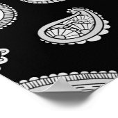 Paisley Pattern - Gray Poster (Hoek)