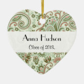 Paisley Pattern, Persian Paisley, Afstuderen Keramisch Ornament (Voorkant)