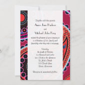 Paisley Pattern, Persian Paisley, Boteh, Wedding Kaart (Voorkant)