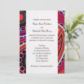 Paisley Pattern, Persian Paisley, Boteh, Wedding Kaart (Staand voorkant)