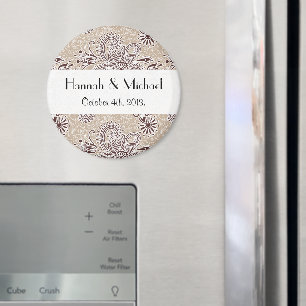 Paisley Pattern, Persian Paisley, Boteh, Wedding Magneet