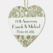 Paisley Pattern, Persian Paisley, Jubileum Keramisch Ornament (Links)