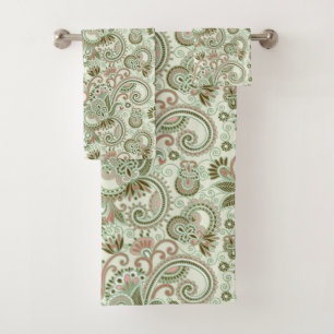Paisley Pattern, Persian Paisley, Oriental Paisley Bad Handdoek