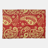 Paisley Pattern, Persian Paisley, Oriental Paisley Theedoek (Horizontaal)