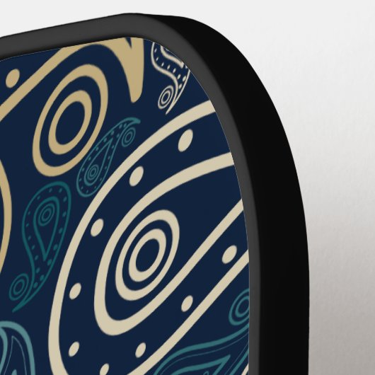 Paisley Pattern Pickleball Paddle (Links Detail)