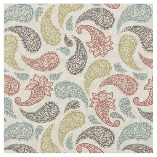 Paisley Pattern Stof (Close Up)