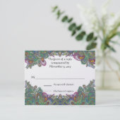 Paisley Peacock couleurs RSVP (Debout devant)