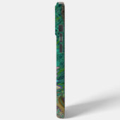 PAISLEY Peacock & Feather GOLD KOPER EN GROEN Case-Mate iPhone Case (Achterkant / Links)