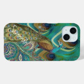  Paisley Peacock Feathers iPhone 5 Case-Mate iPhone Case (Achterkant (horizontaal))