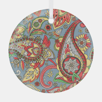Paisley perfectie: oosters patroon glas ornament
