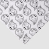 Paisley Petal Rhythm black lines Tissuepapier (Detail)