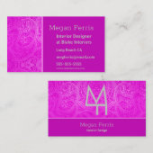 Paisley Pink Visitekaartje (Voorkant / Achterkant)