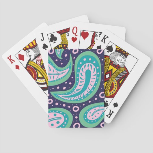  Paisley Pokerkaarten (Achterkant)