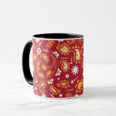 Paisley Punch Coffee/Tea Mok (Voorkant links)