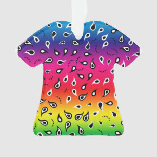 Paisley Rainbow Ornament
