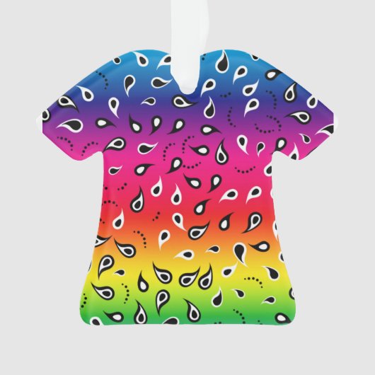 Paisley Rainbow Ornament (voorkant)