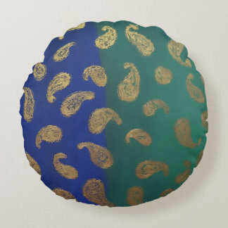 Paisley Rond Kussen