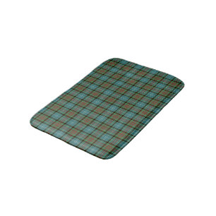Paisley Scotland Tartan Blauwgroen Patroon Badmat