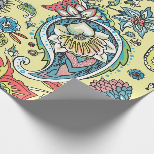 Paisley seamless pattern based on the traditional  cadeaupapier (Hoek)