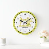 Paisley Sewing Machine Large Clock Grote Klok (Huis)