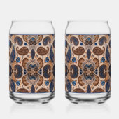Paisley Soda Glass Blikvorm Glas (Achterkant)